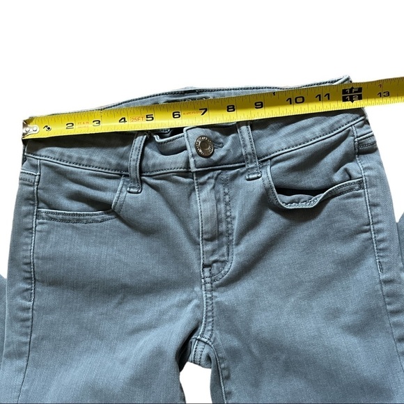 AMERICAN EAGLE NEXT LEVEL STRETCH X GRAY JEGGING SIZE 0‎ - Picture 11 of 14
